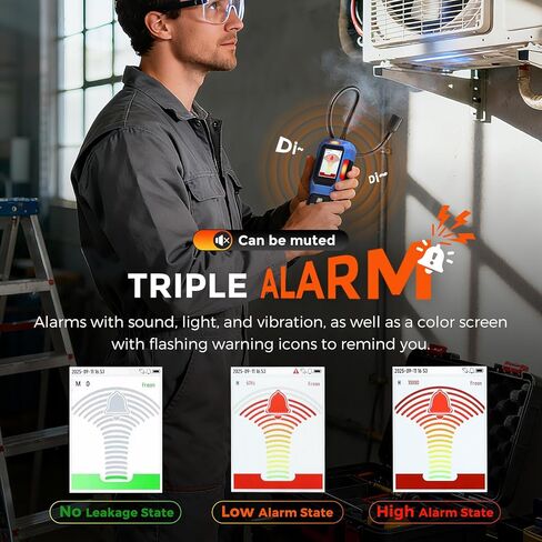 كاشف تسرب غاز التبريد Bonvoisin، كاشف تسرب الفريون HVAC مع بطارية قابلة لإعادة الشحن، كشف تكييف الهواء لمركبات الكربون الكلورية فلورية، مركبات الكربون الهيدروكلورية فلورية، مركبات الكربون الهيدروفلورية، مركبات الكربون الهيدروفلورية، مركبات الكربون الهيدرو in Kuwait