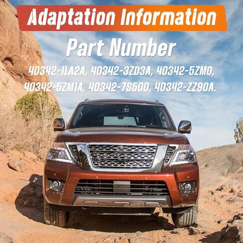 4 قطع 85 مم (3.35 بوصة) أغطية مركز العجلة بديلة 40342-5ZM1A 40342-1LA2A أغطية محور الكروم، 2004-2019 قبعات حافة تيتان أرمادا OD: 85 مم (3.35 بوصة) المعرف: 78 مم (3.07 بوصة) in Kuwait