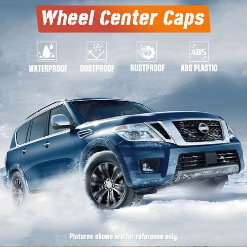 4 قطع 85 مم (3.35 بوصة) أغطية مركز العجلة بديلة 40342-5ZM1A 40342-1LA2A أغطية محور الكروم، 2004-2019 قبعات حافة تيتان أرمادا OD: 85 مم (3.35 بوصة) المعرف: 78 مم (3.07 بوصة) in Kuwait