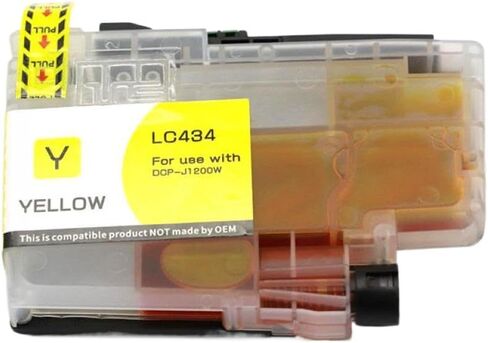 2SET LC434 434 Standard Capacity Compatible Ink Cartridge BK C M Y for DCP-J1200W Printer Works with Inkjet Printers(1pcs Magenta) in Saudi Arabia