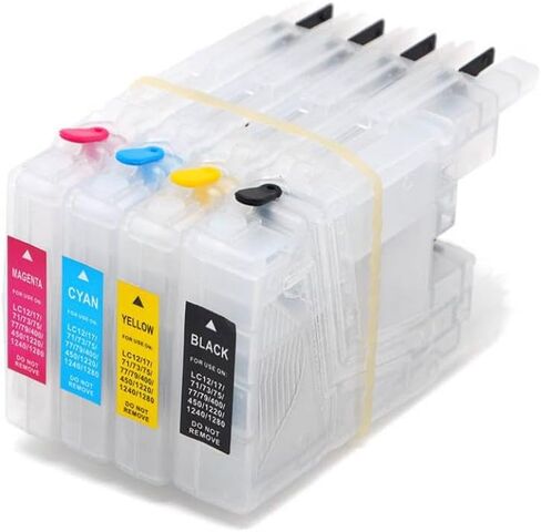 Ink Cartridge Refill LC1220 LC1240 LC1280 Compatible with DCP-J525W DCP-J725DW DCP-J925DW MFC-J430W MFC-J5910DW MFC-J625DW MFC-J6510DW Printer Models in Saudi Arabia