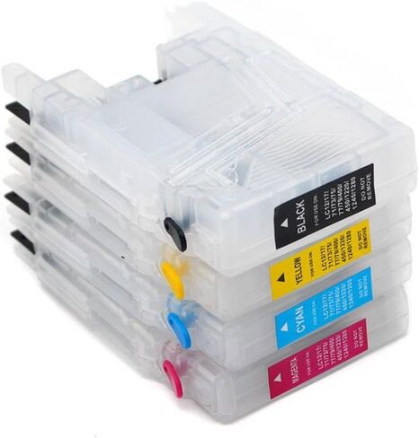 Ink Cartridge Refill LC1220 LC1240 LC1280 Compatible with DCP-J525W DCP-J725DW DCP-J925DW MFC-J430W MFC-J5910DW MFC-J625DW MFC-J6510DW Printer Models in Saudi Arabia