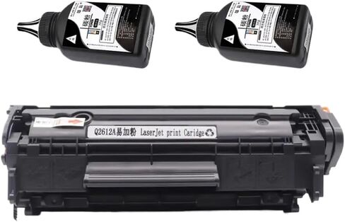 خرطوشة حبر متوافقة Q2612A Q2612 12a 2612 2612a للطابعات 1010 1012 1015 1020 3015 3020 3030 3050 1018 1022 1022N (الحزمة أ) in Saudi Arabia