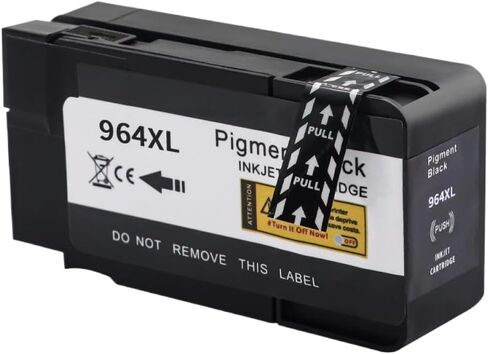 Compatible Ink Cartridge for 964 964XL Works with OfficeJet Pro Printers 9010 9012 9013 9014 9015 9016 9018 9022 9023 9026 9027 9028 9020 9019 9025(1PC-Y) in Saudi Arabia