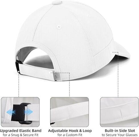 ZOORON Baseball Cap for Men Women, Dad Hat Unstructured Low Profile, Soft Brim Adjustable Plain Baseball Hat for Outdoor Golf in Saudi Arabia
