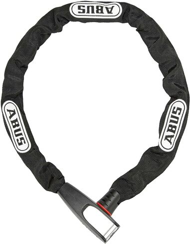 قفل سلسلة ABUS Steel-O-Chain 8807K - قفل دراجة فولاذي صلب مرن - مستوى الأمان ABUS 8-85 سم - أسود in Saudi Arabia