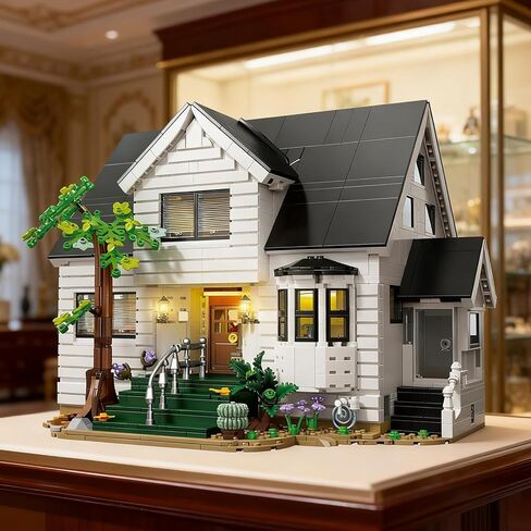 مجموعات مكعبات بناء فيلا مصاص الدماء، 2813+ قطعة حرفة خيالية لمحبي الكتب، لعبة نموذج منزل حديث مع أضواء، تصميم فيلا لمحبي الأفلام، للبالغين والمراهقين والأولاد والبنات in Kuwait