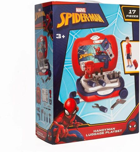 SpiderMan Handyman Luggage 17 Piece Tool Set in Saudi Arabia