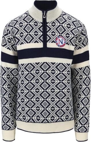 Dale of Norway Team Norway Cortina Men’s Sweater - High Neck Sweater for Men in Saudi Arabia