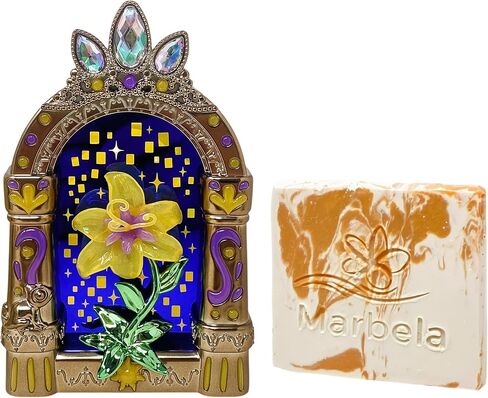 Bath and Body Works Princess Collection Rapunzel Nightlight Wallflowers Fragrance Plug Light Up with a Peach Gardenia Sample Soap in Saudi Arabia