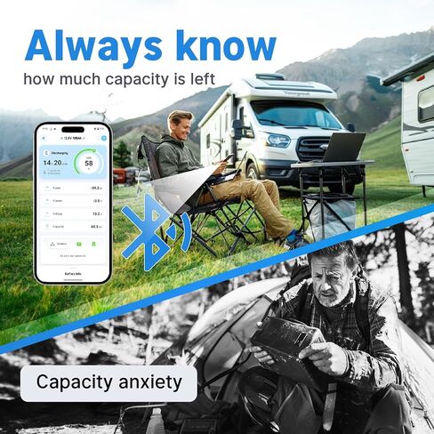 بطارية Redodo 12V 100Ah LiFePO4 مع شاحن 12V 20A، بلوتوث ذكي ومجموعة حماية منخفضة الحرارة 24 بطارية ليثيوم لمحرك التصيد، 100A BMS ذكي، مثالية للبحرية والقوارب وRV والطاقة الشمسية وخارج الشبكة in Kuwait