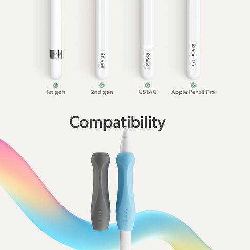 Paperlike's Pencil Grips for Apple Pencil 1st & 2nd Generation, USB-C & Pro - Set of 2 - Ergonomic Precision in Kuwait