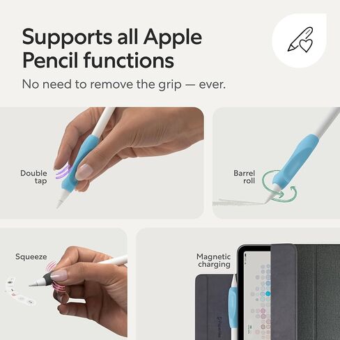 Paperlike's Pencil Grips for Apple Pencil 1st & 2nd Generation, USB-C & Pro - Set of 2 - Ergonomic Precision in Kuwait