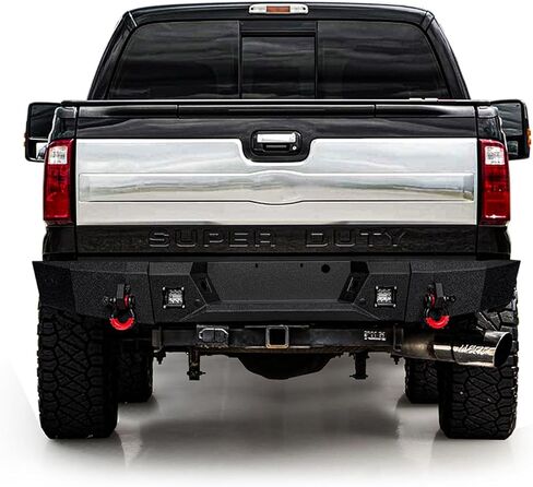 المصد الخلفي الفولاذي لسيارة Ford Excursion 2000-2005 مع أضواء وحلقات D (نسيج أسود) in Kuwait