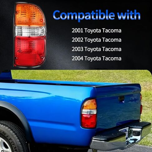 Taillight Assembly Compatible with 2001 2002 2003 2004 Toyota Tacoma Rear Lamp Replacement OE Style Passenger Side (right side) in Saudi Arabia