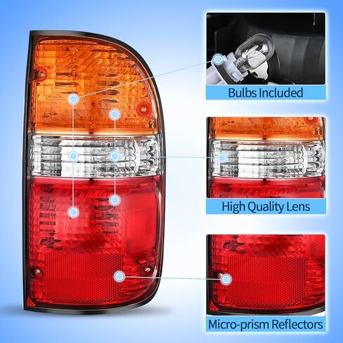 Taillight Assembly Compatible with 2001 2002 2003 2004 Toyota Tacoma Rear Lamp Replacement OE Style Passenger Side (right side) in Saudi Arabia
