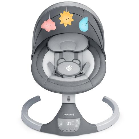 Nova Baby Swing for Newborns - Electric Motorized Infant Swing, Bluetooth Music, 10 Preset Melodies, Remote (2024 Model) - Jool Baby in Kuwait
