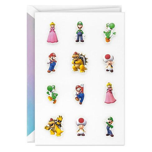 Hallmark Signature Nintendo Super Mario Birthday Card (Another Winning Year) for Kids, Teens, Gamers in Saudi Arabia