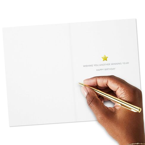 Hallmark Signature Nintendo Super Mario Birthday Card (Another Winning Year) for Kids, Teens, Gamers in Saudi Arabia