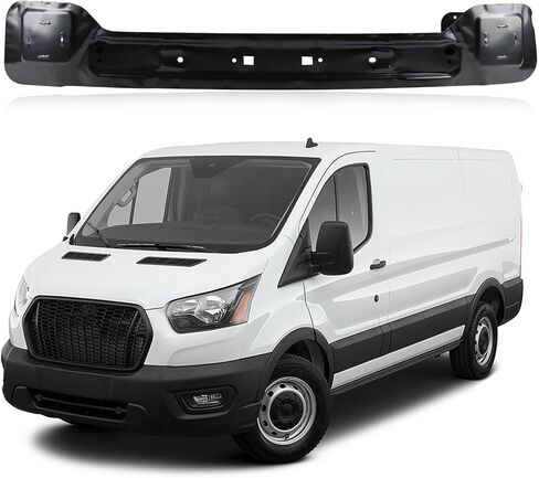 Front Bumper Reinforcement Compatible with Ford Transit-150 250 350 350 HD 2015-2021 Upper Bumper Face Bar Reinforcement Impact Cross Member Replace:LK4Z17757B,LK4Z17757A,FO1006271 in Kuwait