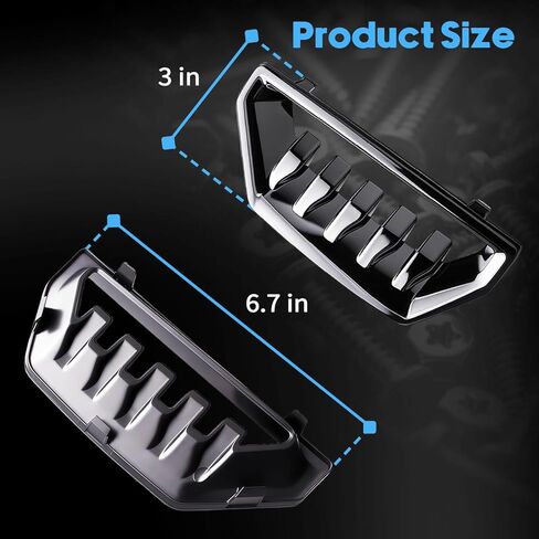 Front Right Bumper Grille Cover Air Duct Passenger Side Fit For GMC Sierra 1500 2022 2023 2024 2025 Bumper Grille Cover Air Duct Assembly Replaces 84869628 GM1039287(Right Side) in Saudi Arabia
