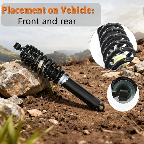 4PCS Front Rear Struts Shocks Absorbers Assembly Compatible with Polaris Ranger 570 2015 2016 Ranger Crew XP 900 2013-2019 Ranger 1000 2020-2023 XP Crew 1000 2017 2018 Replace# 7043753 7043755 in Kuwait