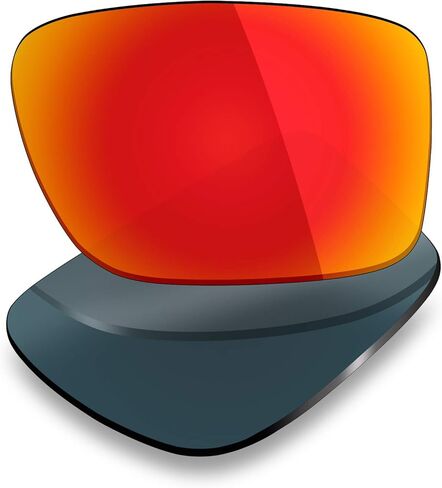 Mryok 4 Pair Polarized Replacement Lenses for Oakley Double Edge Sunglass - Stealth Black/Fire Red/Ice Blue/Silver Titanium in Saudi Arabia