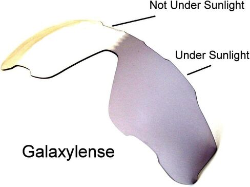 Galaxy Replacement Lenses For Oakley Jawbreaker Photochromic Transition Change From Clear To Dark Grey Color in Saudi Arabia