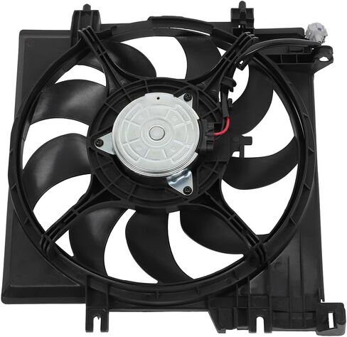 Radiator Cooling Fan Assembly Compatible with 2008-2011 for Subaru for Impreza 2.5L,Black&White Radiator Fan Direct Fit Replacement for 2PCS Engine Cooling Fan in Saudi Arabia