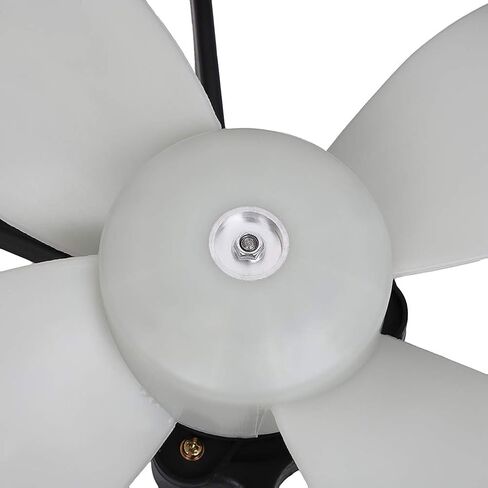 Cooling Fan Assembly Compatible with 1993-1995 for Honda for Civic del Sol 1.5L 1992-1998 for Honda for Civic 1.6L, Black&White Radiator Fan Direct Fit Replacement for Engine Cooling Fan in Saudi Arabia
