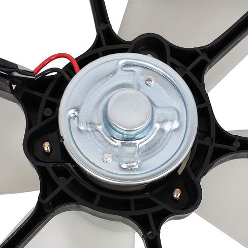 Cooling Fan Assembly Compatible with 1993-1995 for Honda for Civic del Sol 1.5L 1992-1998 for Honda for Civic 1.6L, Black&White Radiator Fan Direct Fit Replacement for Engine Cooling Fan in Saudi Arabia