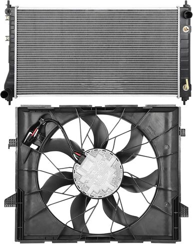 Cooling Fan Assembly Compatible with 2015-2020 for Dodge for Durango 5.7L 2015 for Dodge for Durango 3.6L,Radiator Fan Direct Fit Replacement for Engine Cooling Fan & Radiator in Saudi Arabia