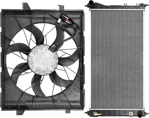Cooling Fan Assembly Compatible with 2015-2020 for Dodge for Durango 5.7L 2015 for Dodge for Durango 3.6L,Radiator Fan Direct Fit Replacement for Engine Cooling Fan & Radiator in Saudi Arabia
