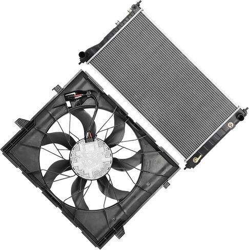 Cooling Fan Assembly Compatible with 2015-2020 for Dodge for Durango 5.7L 2015 for Dodge for Durango 3.6L,Radiator Fan Direct Fit Replacement for Engine Cooling Fan & Radiator in Saudi Arabia