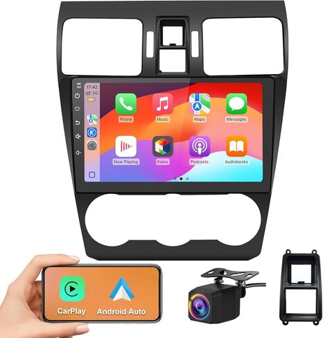 Car Radio Stereo Android 13 for Subaru Forester WRX Impreza 2013 2014 2015 with CarPlay Android Auto in Kuwait