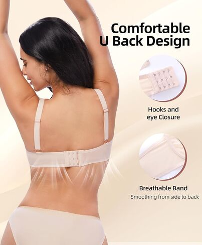 Women's Sheer Bra Sexy Mesh Full Coverage See Through Unlined Underwire Supportive Plunge Bras in Saudi Arabia
