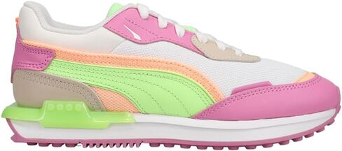 PUMA Womens City Rider Translucent Lace Up Sneakers Shoes Casual - Multi in Saudi Arabia