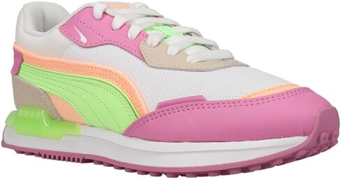 PUMA Womens City Rider Translucent Lace Up Sneakers Shoes Casual - Multi in Saudi Arabia