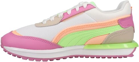 PUMA Womens City Rider Translucent Lace Up Sneakers Shoes Casual - Multi in Saudi Arabia