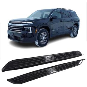 Running Board Fits for Chevrolet Traverse 2024 2025 2026 All Black Aluminum Side Step Side Bar Car Protect Stairs Pedals with Mounted Brackets Screws 2PCS/Set in Kuwait