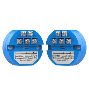 1PCS Temperature Transmitter -200-600℃ Temperature Detection Module 4-20mA Output 12V-28VDC Intelligent PT100 Temperature Sensor(ATS320DC) in Kuwait