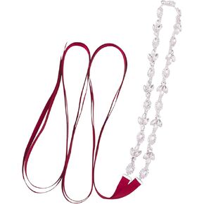 Bridal Belt Crystal Wedding Belt Thin Rhinestone Belt,Crystal Sash for Wedding Dress Bridesmaid Flower Gril in Kuwait