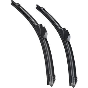 Premium All-Season Windshield Wiper Blades – Streak-Free, Quiet Performance | Durable Rubber, Easy Installation, Fits Most Cars (22''+22'') in Saudi Arabia