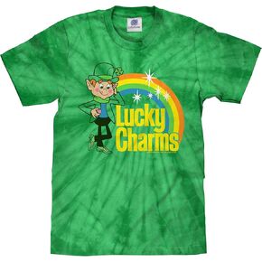 Tee Luv Men's Lucky Charms T-Shirt - Lucky The Leprechaun Cereal Mascot Shirt in Kuwait