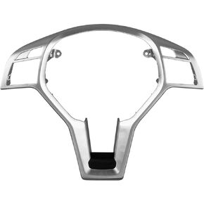 Steering Wheel Trim Fit for Mercedes-Benz W204 C-Class 2012 2013 2014 2015, Silver Steering Wheel Decoration Cover Replace 09946400139107 0994640013 in Kuwait
