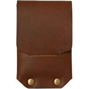 محفظة American Bench Craft Revere - محفظة نحيفة من الجلد المحبب بالكامل، صنعت في الولايات المتحدة الأمريكية، محفظة جيب أمامية بسيطة للرجال (بني) in Kuwait