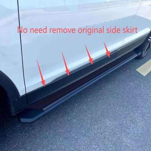 Running Board Fits for Chevrolet Traverse 2024 2025 2026 All Black Aluminum Side Step Side Bar Car Protect Stairs Pedals with Mounted Brackets Screws 2PCS/Set in Kuwait