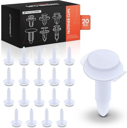 A-Premium 20 PCS Cowl Trim Panel Car Retainer Fastener Push Pin Clips Compatible with Honda Models in Saudi Arabia