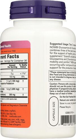 NOW Foods Glucosamine & Chondroitin with MSM, 90 Count in Saudi Arabia