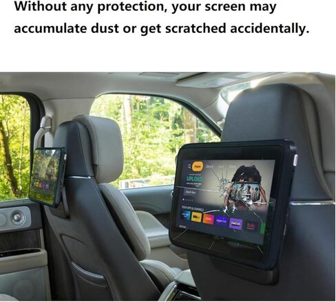 [2-Pack] for 2018-2025 Lincoln Navigator Rear Seat Entertainment Screen Protector Covers, 10 Inch Neoprene Anti-Scratch Waterproof Set for Dual Screens with Elastic Cord (2nd Row, Left & Right) in Saudi Arabia
